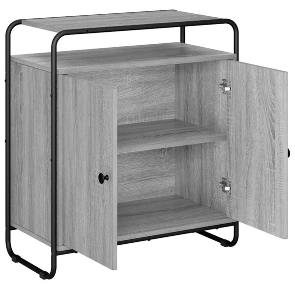 Komoda Siva Sonoma 68 x 35 x 75 cm Konstruirano drvo - Siva Sonoma 68 x 35 x 75 cm