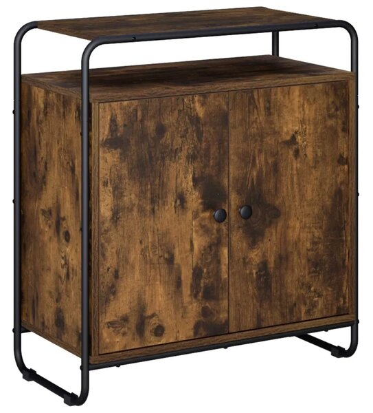 Komoda Dimljeni hrast 68 x 35 x 75 cm Konstruirano drvo - Dimljeni hrast 68 x 35 x 75 cm