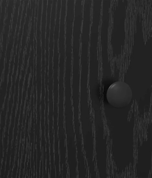 Komoda Crni hrast 68 x 35 x 75 cm Konstruirano drvo - Crni hrast 68 x 35 x 75 cm