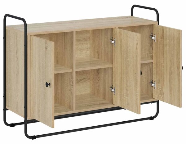 Komoda Hrast sonoma 102 x 35 x 75 cm Prerađeno drvo - Hrast sonoma 102 x 35 x 75 cm