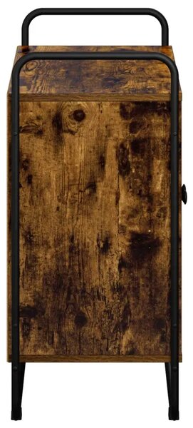 Komoda Dimljeni hrast 68 x 35 x 75 cm Prerađeno drvo - Dimljeni hrast 68 x 35 x 75 cm