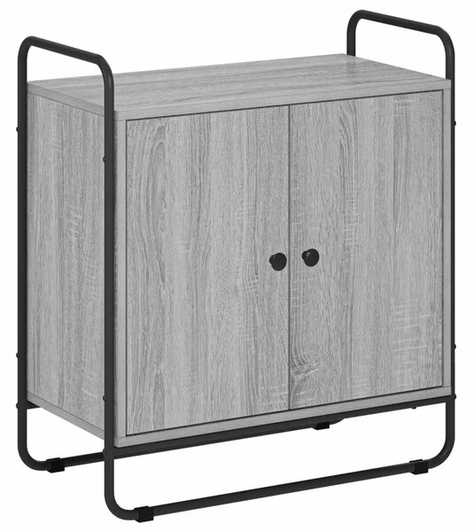 Komoda Siva Sonoma 68 x 35 x 75 cm Prerađeno drvo - Siva Sonoma 68 x 35 x 75 cm