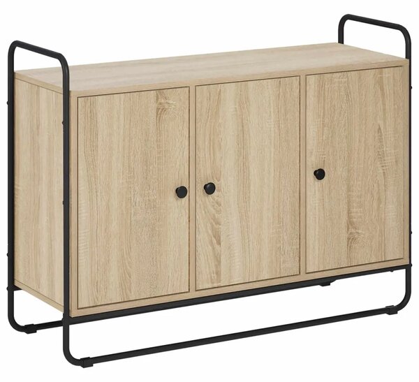 Komoda Hrast sonoma 102 x 35 x 75 cm Prerađeno drvo - Hrast sonoma 102 x 35 x 75 cm