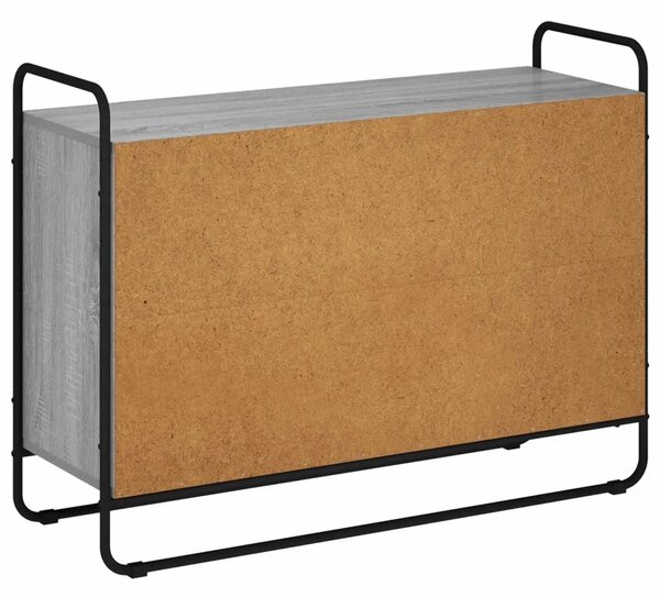 Komoda Siva Sonoma 102 x 35 x 75 cm Prerađeno drvo - Siva Sonoma 102 x 35 x 75 cm