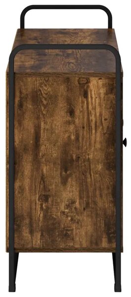 Komoda Dimljeni hrast 102 x 35 x 75 cm Prerađeno drvo - Dimljeni hrast 102 x 35 x 75 cm