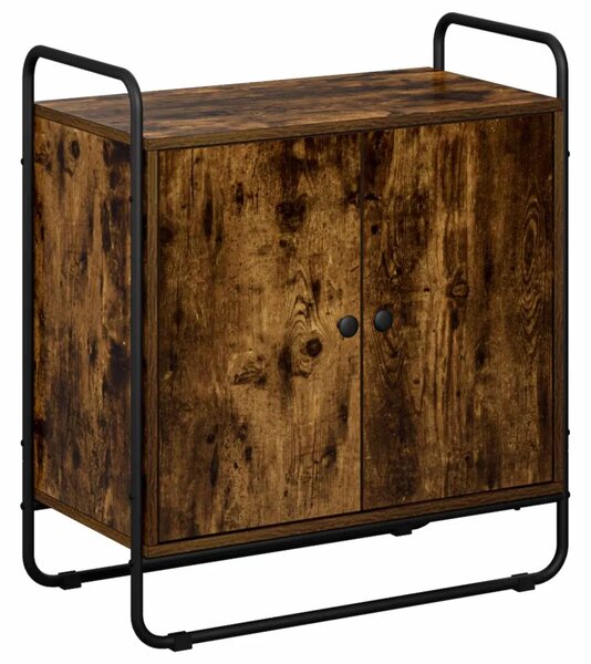 Komoda Dimljeni hrast 68 x 35 x 75 cm Prerađeno drvo - Dimljeni hrast 68 x 35 x 75 cm