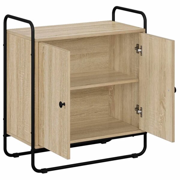 Komoda Hrast sonoma 68 x 35 x 75 cm Prerađeno drvo - Hrast sonoma 68 x 35 x 75 cm