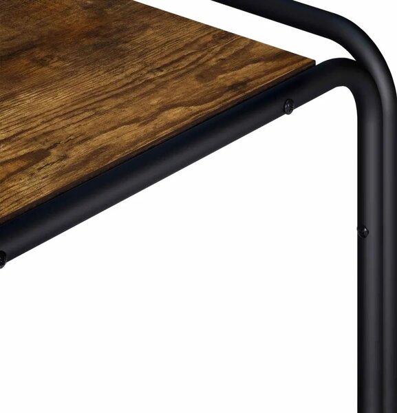 Komoda Dimljeni hrast 93.5 x 38 x 75 cm Prerađeno drvo - Dimljeni hrast 93.5 x 38 x 75 cm