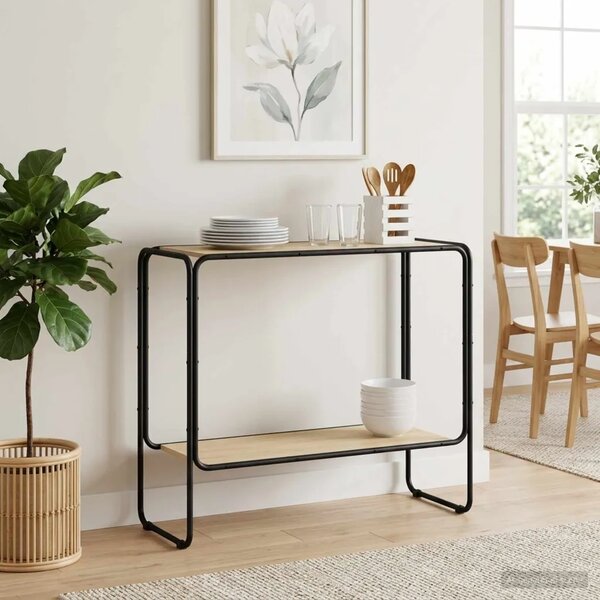 Komoda Hrast sonoma 93.5 x 38 x 75 cm Prerađeno drvo - Hrast sonoma 93.5 x 38 x 75 cm