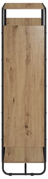 Visoka komoda Hrast artisan 93 5 x 37 5 x 144 cm Prerađeno drvo - Hrast artisan 93 5 x 37 5 x 144 cm