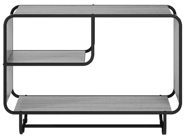 Komoda Siva Sonoma 93 5 x 37 5 x 64 5 cm Konstruirano drvo - Siva Sonoma 93 5 x 37 5 x 64 5 cm