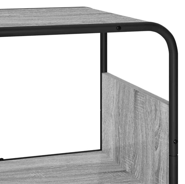 Visoka komoda Siva Sonoma 93 5 x 37 5 x 144 cm Prerađeno drvo - Siva Sonoma 93 5 x 37 5 x 144 cm