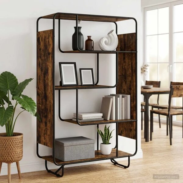 Visoka komoda Dimljeni hrast 93 5 x 37 5 x 144 cm - Dimljeni hrast 93 5 x 37 5 x 144 cm
