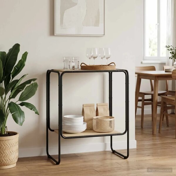 Komoda Hrast sonoma 60 x 38 x 75 cm Prerađeno drvo - Hrast sonoma 60 x 38 x 75 cm