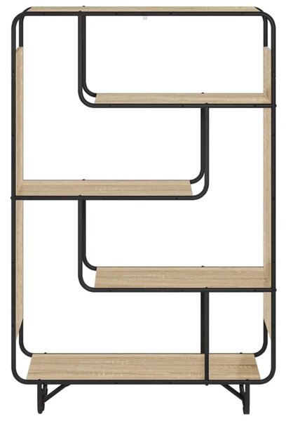 Visoka komoda Hrast sonoma 93 5 x 37 5 x 144 cm Prerađeno drvo - Hrast sonoma 93 5 x 37 5 x 144 cm