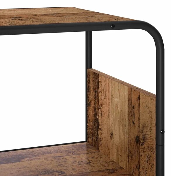 Visoka komoda Staro drvo 80 x 37.5 x 144 cm Prerađeno drvo - Staro drvo 80 x 37.5 x 144 cm
