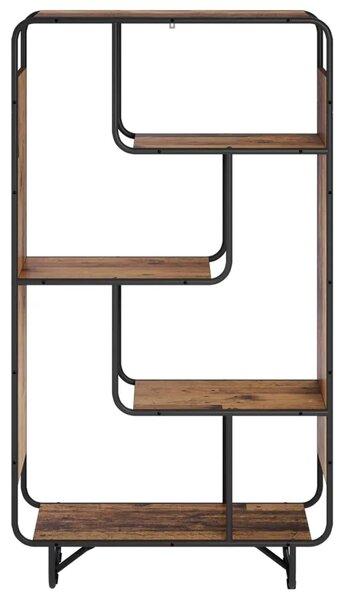Visoka komoda Staro drvo 80 x 37.5 x 144 cm Prerađeno drvo - Staro drvo 80 x 37.5 x 144 cm