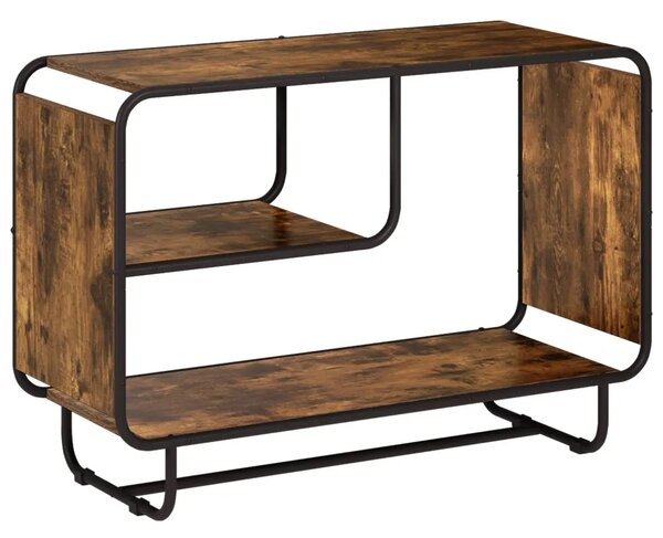 Komoda Dimljeni hrast 93 5 x 37 5 x 64 5 cm Konstruirano drvo - Dimljeni hrast 93 5 x 37 5 x 64 5 cm