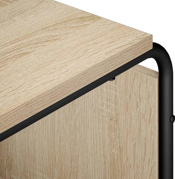 TV stalak 80 x 36 x 45 cm Hrast sonoma Konstruirano drvo - Hrast sonoma 80 x 36 x 45 cm