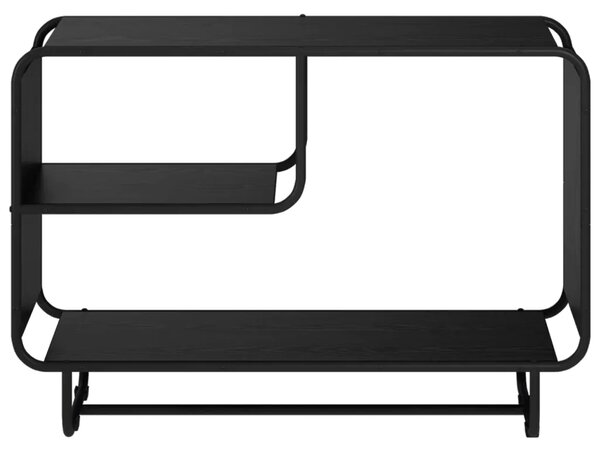 Komoda Crni hrast 93 5 x 37 5 x 64 5 cm Konstruirano drvo - Crni hrast 93 5 x 37 5 x 64 5 cm