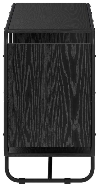 Komoda Crni hrast 93 5 x 37 5 x 64 5 cm Konstruirano drvo - Crni hrast 93 5 x 37 5 x 64 5 cm
