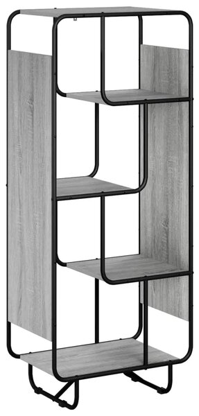 Visoka komoda Siva Sonoma 60 x 37.5 x 144 cm Prerađeno drvo - Siva Sonoma 60 x 37.5 x 144 cm