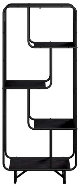 Visoka komoda Crni hrast 60 x 37.5 x 144 cm Prerađeno drvo - Crni hrast 60 x 37.5 x 144 cm