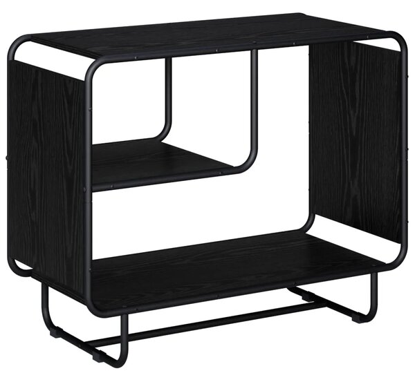Komoda Crni hrast 80 x 37 5 x 64 5 cm Konstruirano drvo - Crni hrast 80 x 37 5 x 64 5 cm