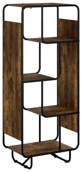 Visoka komoda Dimljeni hrast 60 x 37.5 x 144 cm Prerađeno drvo - Dimljeni hrast 60 x 37.5 x 144 cm