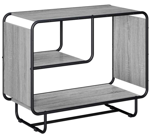 Komoda Siva Sonoma 80 x 37 5 x 64 5 cm Konstruirano drvo - Siva Sonoma 80 x 37 5 x 64 5 cm