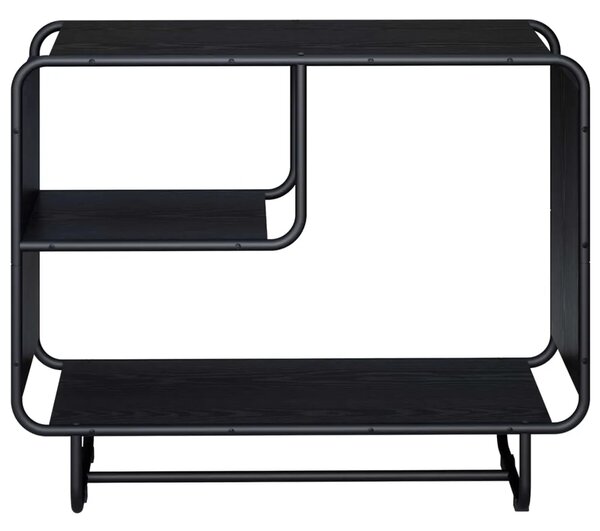 Komoda Crni hrast 80 x 37 5 x 64 5 cm Konstruirano drvo - Crni hrast 80 x 37 5 x 64 5 cm