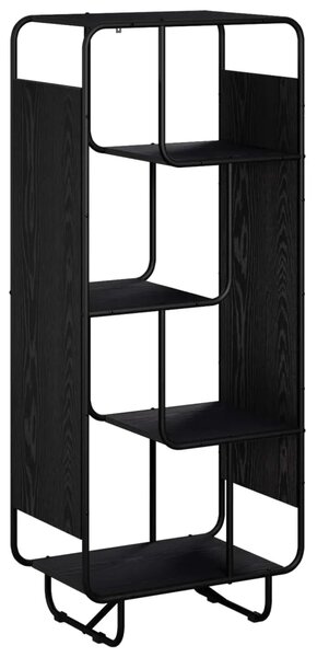 Visoka komoda Crni hrast 60 x 37.5 x 144 cm Prerađeno drvo - Crni hrast 60 x 37.5 x 144 cm