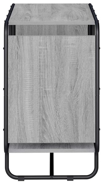 Komoda Siva Sonoma 80 x 37 5 x 64 5 cm Konstruirano drvo - Siva Sonoma 80 x 37 5 x 64 5 cm