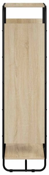 Visoka komoda Hrast sonoma 60 x 37.5 x 144 cm Prerađeno drvo - Hrast sonoma 60 x 37.5 x 144 cm