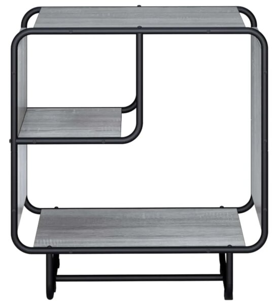 Komoda Siva Sonoma 60 x 37 5 x 64 5 cm Konstruirano drvo - Siva Sonoma 60 x 37 5 x 64 5 cm