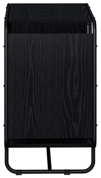 Komoda Crni hrast 60 x 37 5 x 64 5 cm Konstruirano drvo - Crni hrast 60 x 37 5 x 64 5 cm