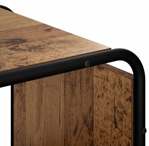Komoda Staro drvo 98 x 37 5 x 75 5 cm Konstruirano drvo - Staro drvo 98 x 37 5 x 75 5 cm