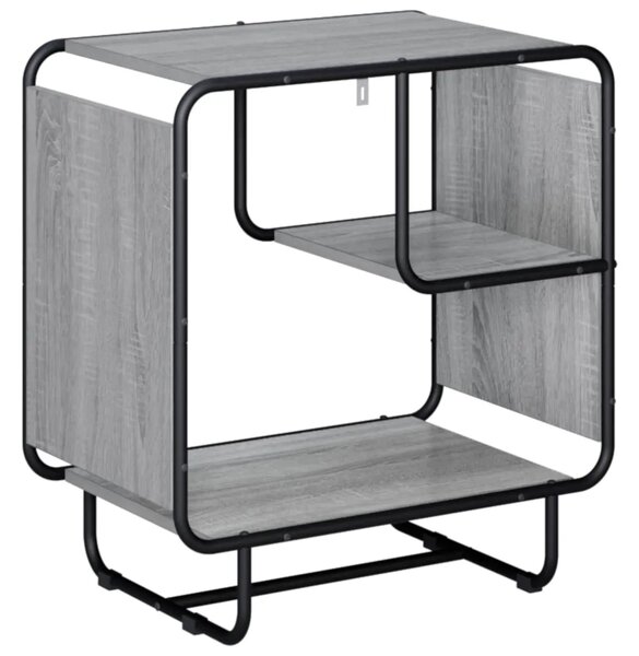 Komoda Siva Sonoma 60 x 37 5 x 64 5 cm Konstruirano drvo - Siva Sonoma 60 x 37 5 x 64 5 cm