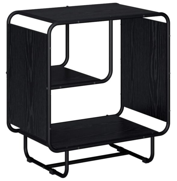Komoda Crni hrast 60 x 37 5 x 64 5 cm Konstruirano drvo - Crni hrast 60 x 37 5 x 64 5 cm