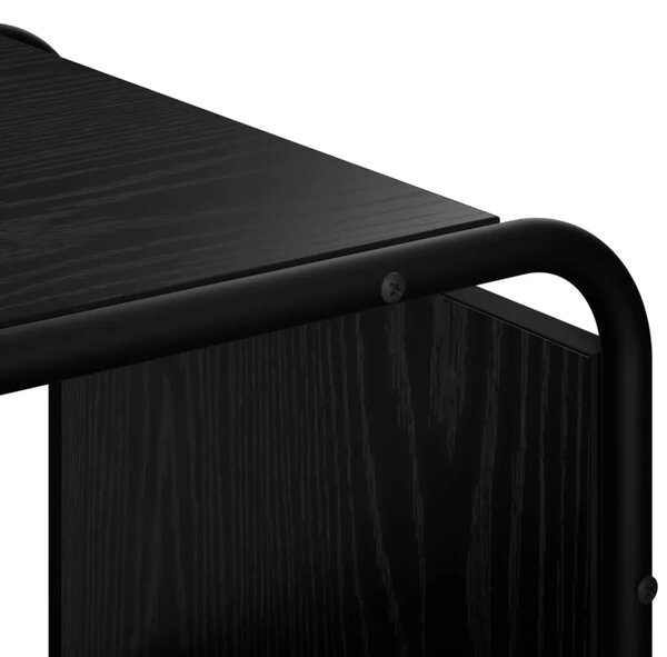 Komoda Crni hrast 60 x 37 5 x 64 5 cm Konstruirano drvo - Crni hrast 60 x 37 5 x 64 5 cm