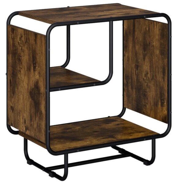 Komoda Dimljeni hrast 60 x 37 5 x 64 5 cm Konstruirano drvo - Dimljeni hrast 60 x 37 5 x 64 5 cm