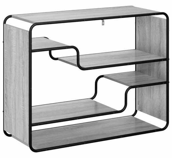 Komoda Siva Sonoma 98 x 37 5 x 75 5 cm Konstruirano drvo - Siva Sonoma 98 x 37 5 x 75 5 cm