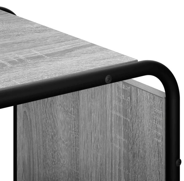 Komoda Siva Sonoma 60 x 37 5 x 64 5 cm Konstruirano drvo - Siva Sonoma 60 x 37 5 x 64 5 cm