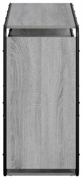 Komoda Siva Sonoma 98 x 37 5 x 75 5 cm Konstruirano drvo - Siva Sonoma 98 x 37 5 x 75 5 cm