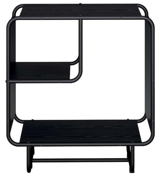 Komoda Crni hrast 60 x 37 5 x 64 5 cm Konstruirano drvo - Crni hrast 60 x 37 5 x 64 5 cm