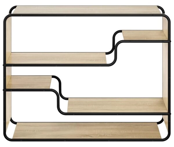 Komoda Hrast sonoma 98 x 37 5 x 75 5 cm Konstruirano drvo - Hrast sonoma 98 x 37 5 x 75 5 cm