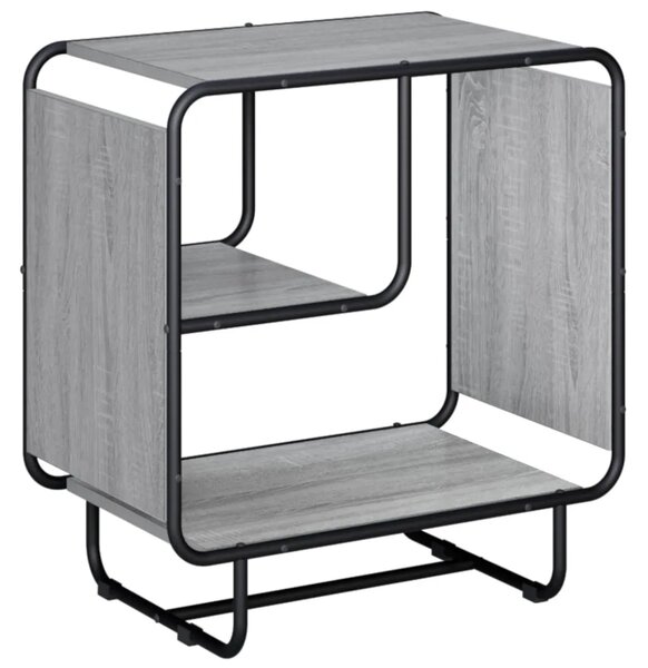 Komoda Siva Sonoma 60 x 37 5 x 64 5 cm Konstruirano drvo - Siva Sonoma 60 x 37 5 x 64 5 cm