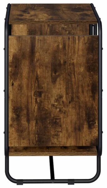 Komoda Dimljeni hrast 60 x 37 5 x 64 5 cm Konstruirano drvo - Dimljeni hrast 60 x 37 5 x 64 5 cm