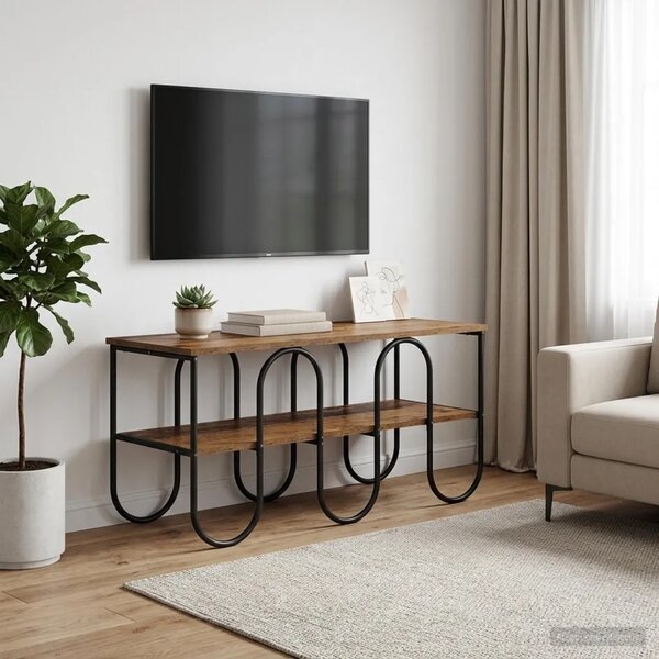 TV stalak 100 x 40 x 50 cm Staro drvo Konstruirano drvo - Staro drvo 100 x 40 x 50 cm