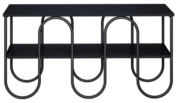 TV stalak 100 x 40 x 50 cm Crni hrast Konstruirano drvo - Crni hrast 100 x 40 x 50 cm